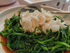 豌豆尖烹百合-澜小宴·锦绣江南(金沙滩店)
