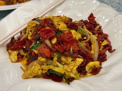 辣皮子炒鸡蛋-巴扎美食·新疆菜·西域歌舞表演餐厅(新疆大厦店)