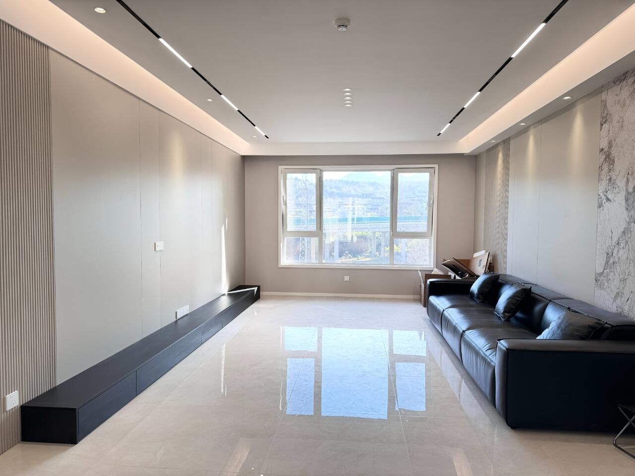 圣都整装150现代简约实景落地效果