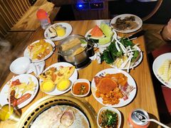 -韩京炭火烤肉自助料理(柯桥万达店)