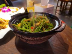砂煲扁豆丝-正阳门饭庄·烤鸭·北京菜(万丰路七里庄店)