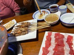 烤羊肉串-大明铜锅·烤涮坊·烧烤(新开路店)