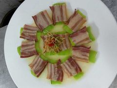 丝瓜蒸刀板香-湖庭壹品鸭王·传统北京烤鸭·别墅私房菜·庭院宵夜(江宁店)