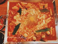 芝士年糕火锅-包装马车·韩国料理·포장마차