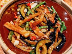 茄子烧豆角-破三川·新川菜(静安大融城店)