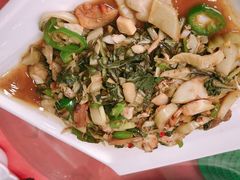 猪油渣炒水碌菜-亚荣河鲜