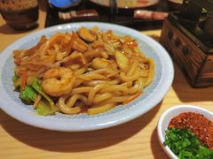 炒乌冬面-越光米贩精致料理餐厅(金鹰店)