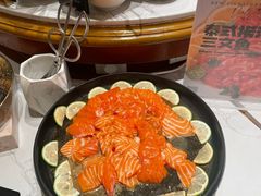 泰式捞汁三文鱼-咖啡苑自助餐厅·中国大饭店