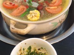山药排骨牛肉养生汤-花水湾红太阳牛肉汤锅