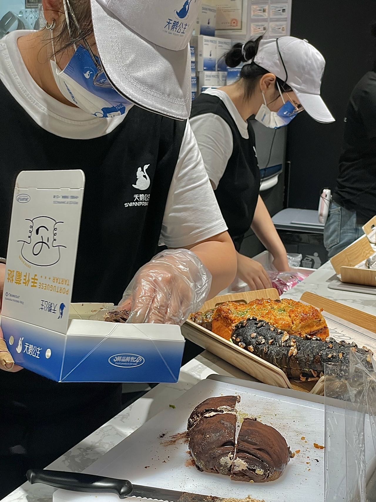 新开的天鹅公主面包店,真的一整个爱住了!