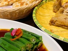 捞汁秋葵-勺园中餐厅