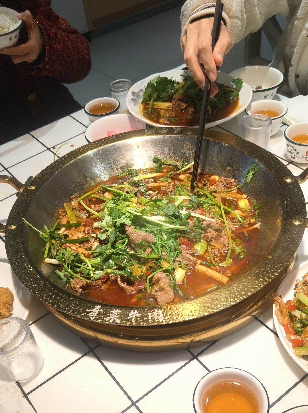 南川万达必吃青菜牛肉