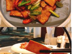 腊八蒜炒杏鲍菇-新加坡瑞珍•海河观景餐厅