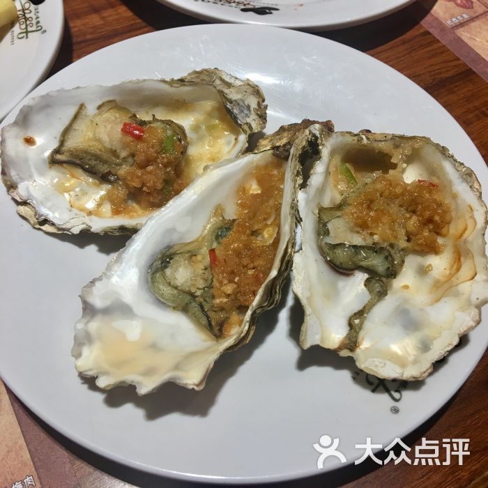 汉巴味德自助餐厅(银座和谐广场店)-烤生蚝图片-北京美食-大众点评网