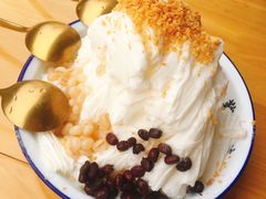 椰奶绵绵冰-鞠婆婆•绵绵冰•凉糕•手工冰粉(苏稽一店)