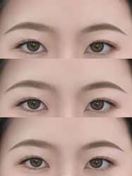 点击看大图 -杨益美学·野生眉半永久纹眉发际线