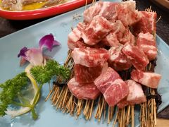 雪龙黑牛牛肉粒-福福泥炉烤肉(三台子店)
