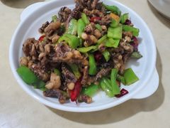 干煸鱿鱼-满口香饭店