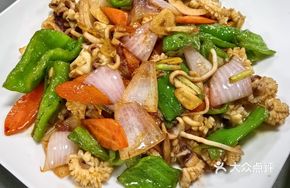 Onion Stir-fried Squid