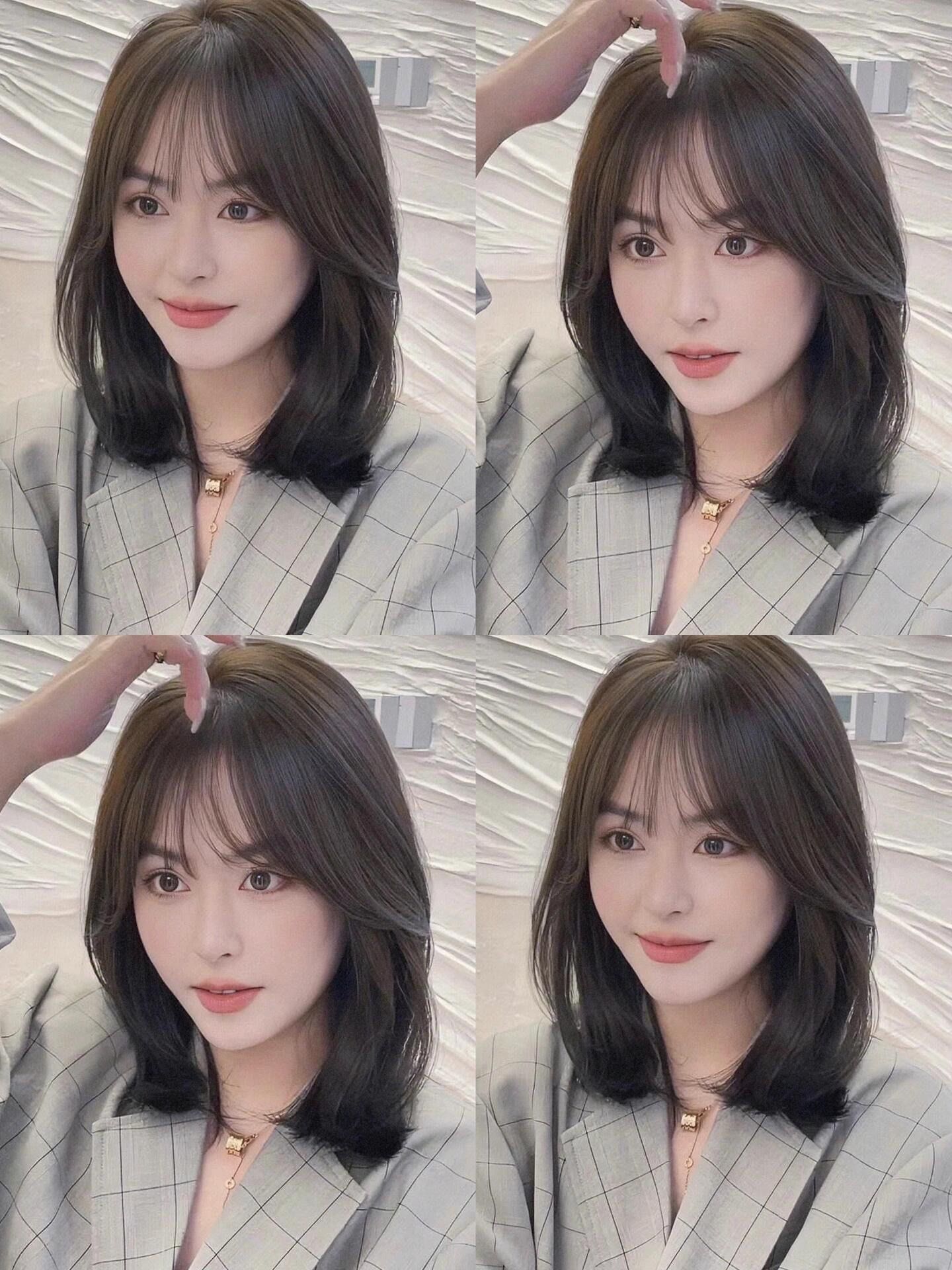 齐肩锁骨发"
简约耐看锁骨发,2