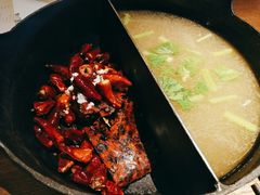 四季草本鸳鸯锅-盡膳口福跷脚牛肉火锅(北美新天地店)