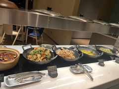 自助取餐区-上海金桥红枫万豪酒店-万豪中餐厅