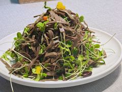 香椿苗黑豆腐丝-恭敬李·烤鸭(天坛北门店)