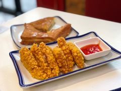 泰式椒盐手打虾饼-食运茶餐厅(文化宫店)