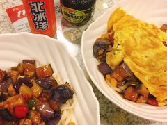 茄子肉丁鸡蛋拌面-文三里屯面馆(三里屯店)