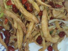 干煸鱿鱼-北戴河庆山饭店·海鲜砂锅粥(北戴河黑石路店)