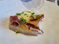 扇贝和5J火腿批-福楼法餐厅FLO