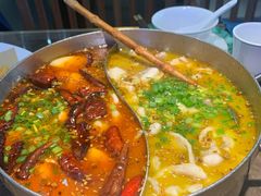沸腾鱼酸菜鱼双拼-老屋印象川菜(世纪东方店)