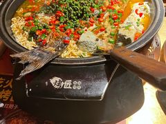 翡翠青椒味烤鱼-烤匠麻辣烤鱼(万象城店)
