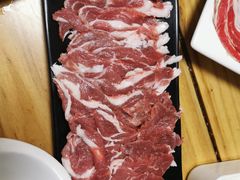 手切羊肋条-清真·海清斋铜锅涮肉牛羊肉小炒泡馍(大雁塔店)