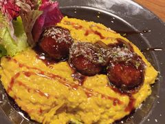 鸡肉丸咖喱炖饭-机器人火炉披萨