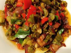 干莴苣炒腊肉-湖南湘菜馆(东湘缘二店)