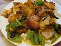 香蕉猪回锅肉盖饭-花乐餐厅(涠洲岛店)