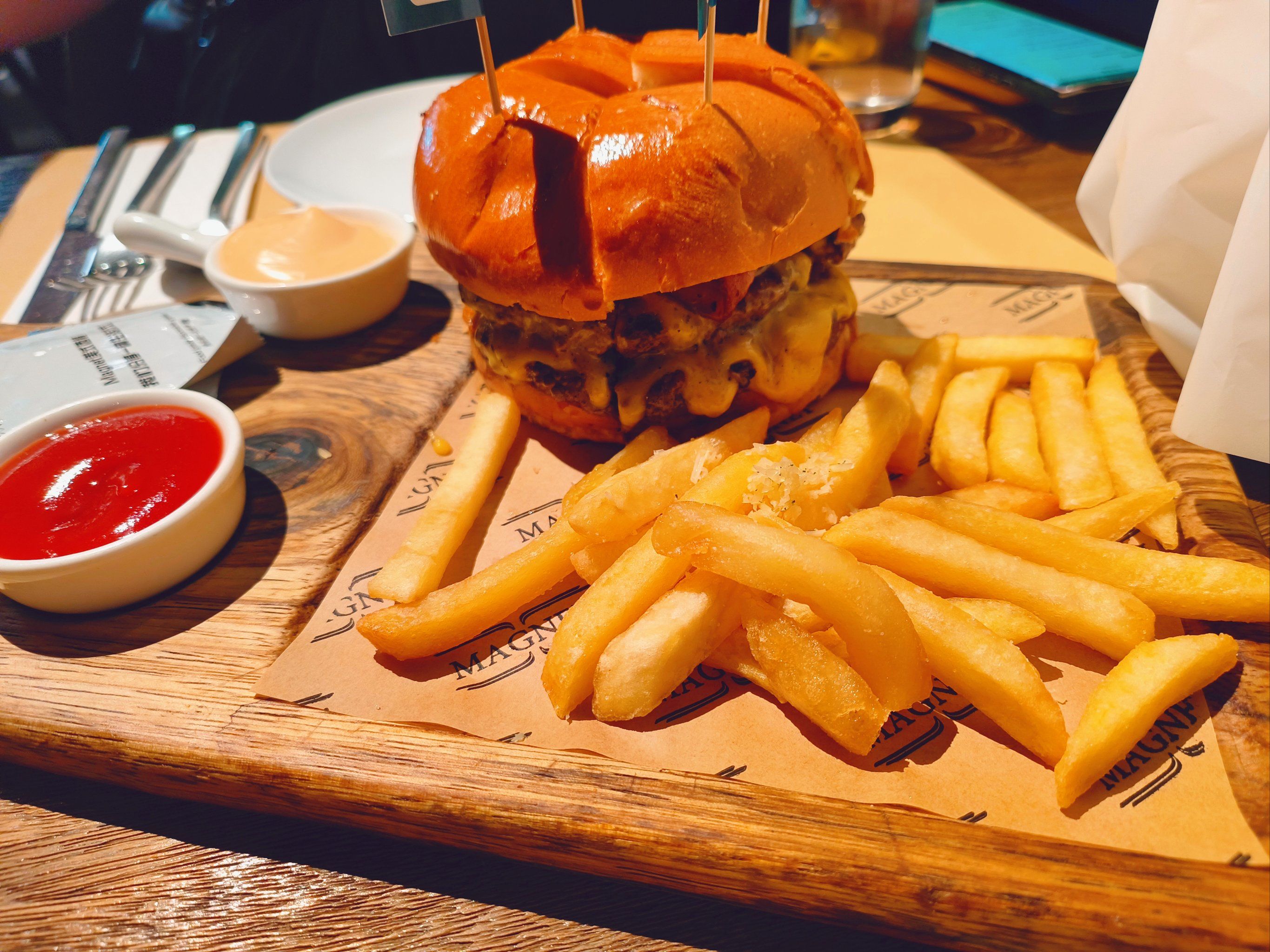 牛排薯条满足感