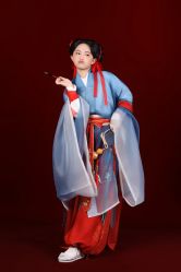 -后宫·古装汉服京剧儿童亲子全家福摄影