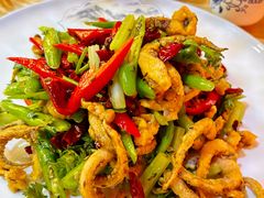 干煸鱿鱼-小草房川菜馆(华茂街店)