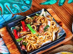 黑椒牛柳乌冬面-烛影拾光观景餐厅·创意菜·摄影·小提琴(大唐不夜城店)