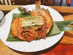 香茅草烤罗非鱼-紫滇源云南生态菜(丹凤街店)