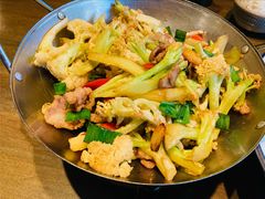 干锅有机花菜-童年小筑餐厅(申花路店)