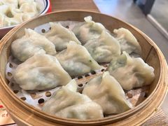 韭菜鸡蛋虾仁蒸饺-新兴园饺子馆(望京店)