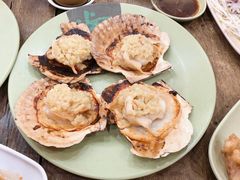 蒜蓉烤超大元贝-贞姨美食·老字号海鲜大排档