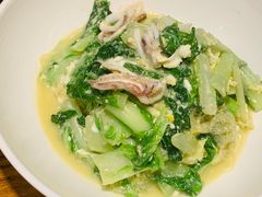 笔管鱼炒小白菜-必点海鲜·鲅鱼水饺(鞍山西道店)