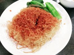 斗门靓虾籽捞银丝面-丽的面家(多宝路店)