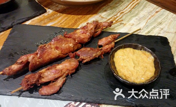 沙嗲鸡肉串图片