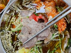 -吉林延边牛肉汤饭，大冷面