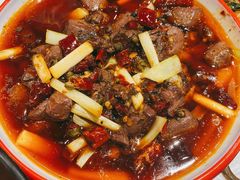 爆炒麻辣鸡血-华仔龙虾(永乐路总店)